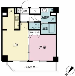 スカイコート代々木【9階】の間取り