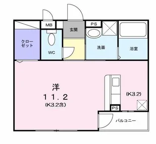 コモド マッティーノ【1階】の間取り
