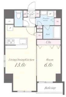 ミラージュエヴァン【10階】の間取り