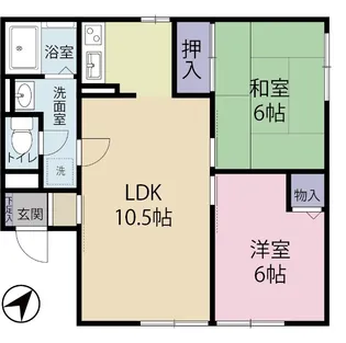 ベルツリー21【2階】の間取り