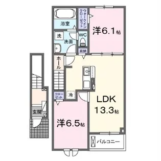 フェリーチェ【2階】の間取り
