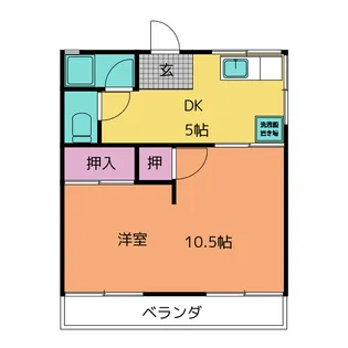 コーポたから【2階】の間取り