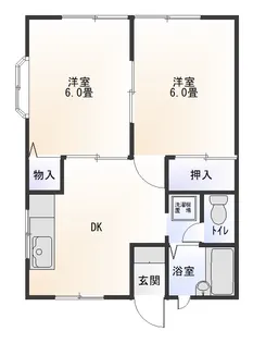 ヴィライーストA【2階】の間取り