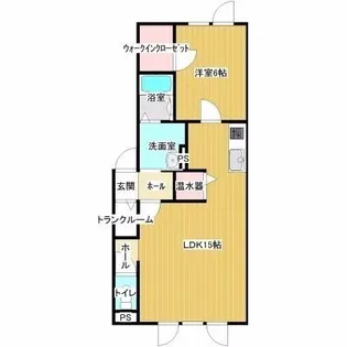 ライジングステージI【2階】の間取り