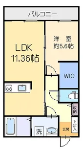 フルセイル東逗子【3階】の間取り