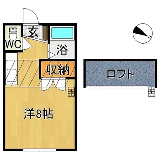 エスポアール【2階】の間取り