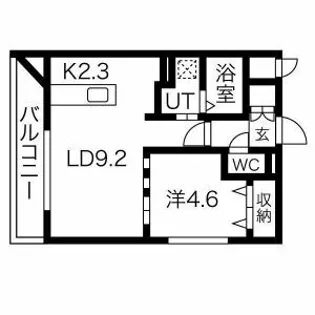 グリーティングス宮の沢【3階】の間取り