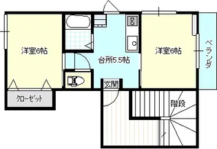 オリエント青山【2階】の間取り