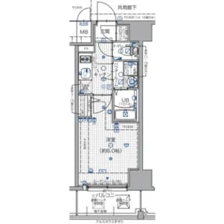 大阪府大阪市天王寺区国分町【マンション】の間取り