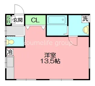 神奈川県秦野市平沢【アパート】の間取り