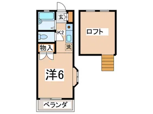 ハイツ ビクトリ-【2階】の間取り