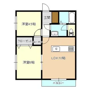 ファーストハウス【2階】の間取り