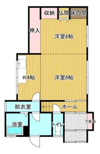 北海道三笠市若松町【一戸建】の間取り