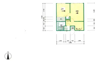 峰アパート【2階】の間取り