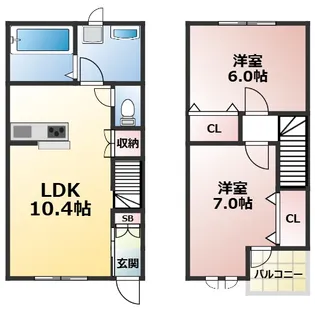 サニーコートVの間取り