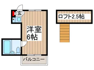 メゾン宮原第1【1階】の間取り
