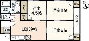 横山ビル【2階】の間取り
