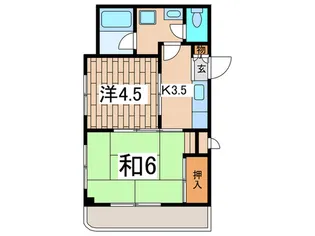 浜屋センタービル【4階】の間取り