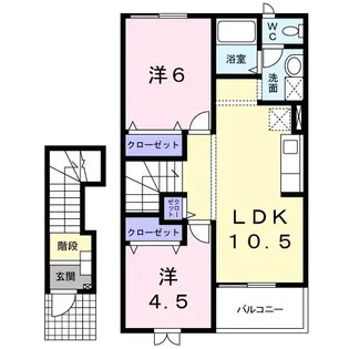 グリーンフィール II【2階】の間取り