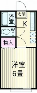 ハイム田原【1階】の間取り
