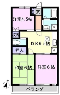 パークアベニュー1番館【1階】の間取り