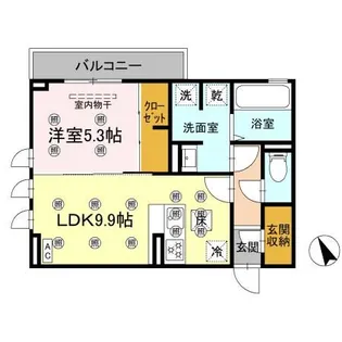 ネイト【1階】の間取り