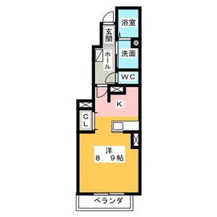 エル・ダンジュ【1階】の間取り