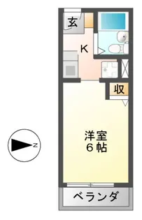 セルティアA、B棟【2階】の間取り