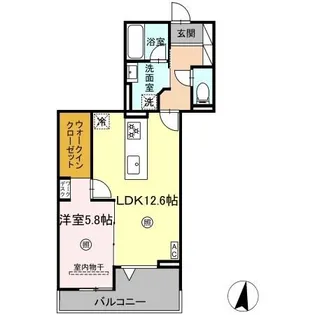 グランフォース【2階】の間取り