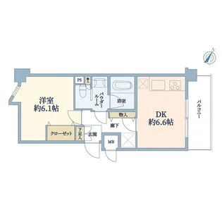 ランドステージ代々木の杜【4階】の間取り