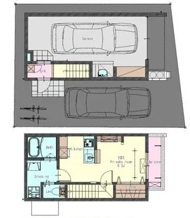 大阪府羽曳野市高鷲2【一戸建】の間取り
