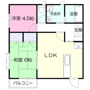 宮城県富谷市鷹乃杜4【アパート】の間取り