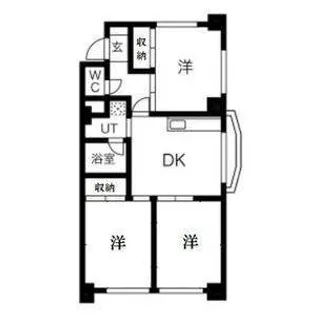 メゾンド徳川苑【5階】の間取り