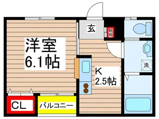 リバティコ-ポ【1階】の間取り