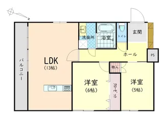 カッパビル【3階】の間取り