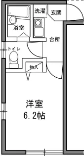 アネックス白山201【2階】の間取り