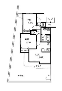 アートヒルズ新百合山手【1階】の間取り