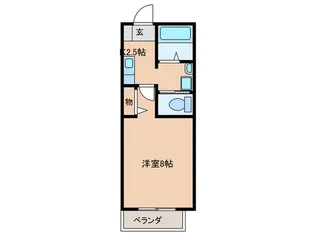 Dias Town大清水D棟【1階】の間取り