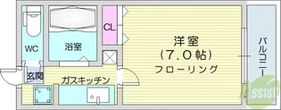 メゾン・ドゴール【1階】の間取り