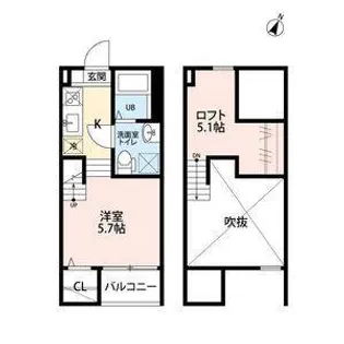 St ZUCCA【1階】の間取り