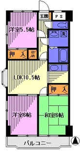 ルミエール戸田【2階】の間取り