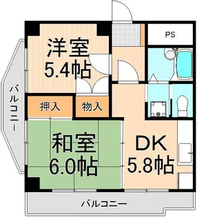 北千住慶寿苑ビル【5階】の間取り
