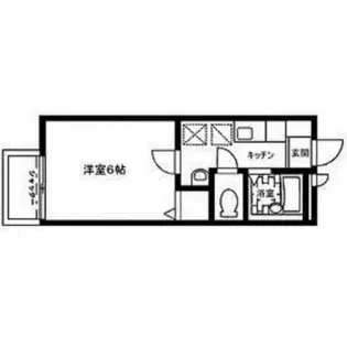 アークフラット【2階】の間取り