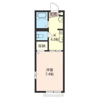 ラヴィ・ド・松庵【2階】の間取り