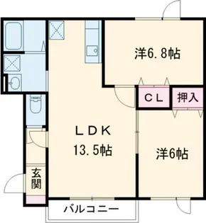 プレシャスウッドIV【2階】の間取り