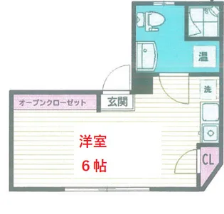 フレーミー平和島【5階】の間取り