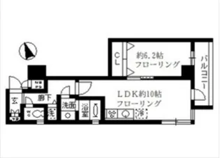 東京都台東区松が谷4【マンション】の間取り