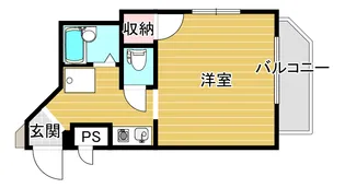 1Kの間取り画像