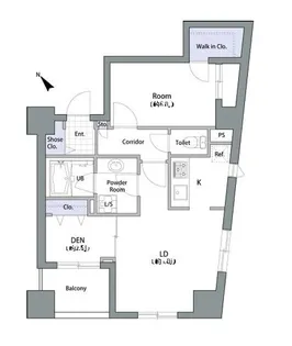 アムス八丁堀I【4階】の間取り
