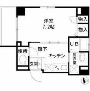 ディアコート蔵前【7階】の間取り